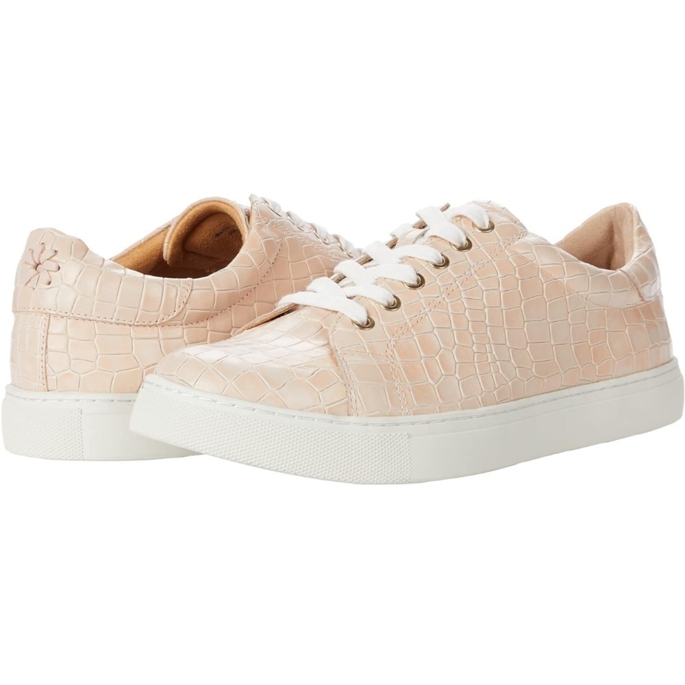 Jack Rogers Rory pink croc sneaker